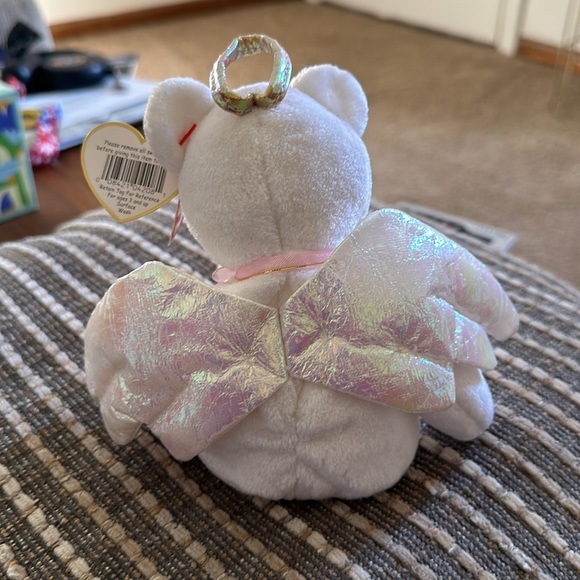 1998 Halo Beanie Baby with Brown Nose and Black Eyes Error - Picture 5 of 6